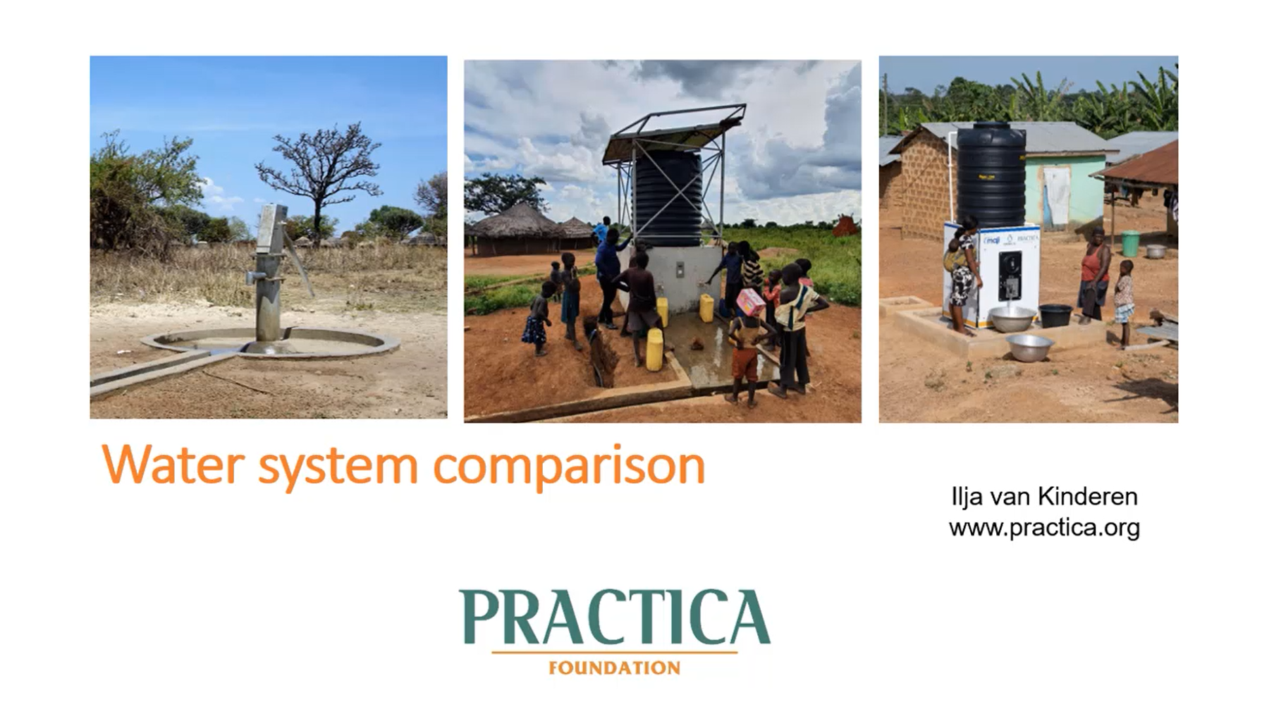 Rural water systems comparison title slide